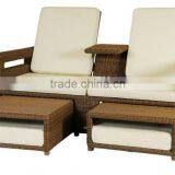 2017 Philippine Bamboo Furniture Popular Rattan Wicker Double Seat thumbnail-1