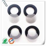 Qinhan Strainer Gasket Rubber Edge Filter Screen Gasket 40 Mesh Stainless Steel Mesh Specifications:19*11.5*3mm thumbnail-5
