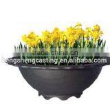 Street Furniture Cast Iron Flower Pot Round Cast Iron Planter thumbnail-3