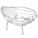 Vintage Metal Wrought Iron Leaf Ivy Wire Flower Basket Fruit Basket thumbnail-6