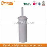 Traditional Round Stainless Steel Toilet Brush and Toilet Paper Roll Holder thumbnail-3