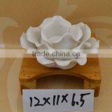 Promotional Gifts Ceramic Candle Holder With Flower Design for Valentine's Day & Wedding thumbnail-1