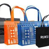 2017 Chinese Products New Model Reusable Foldable Felt Non Woven Shopping Hand Bag Tote Bag China Supplier thumbnail-5