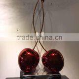 Modern Famous Metal Art Deco Home Decoration Stainless Steel Peach thumbnail-4