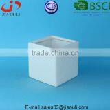 Mini Square Ceramic Planter Pot, Cube Nursery Pots thumbnail-2