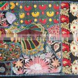 Indian Mandala Tapestry - Antique Floral Handloom Vintage Tapestry Upholstery Fabric thumbnail-2