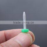 Total Length Nail Drill 38MM White Ceramic Burr For Nail Head Diameter 2MM Small Flame thumbnail-4