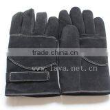 Cow Split Leather Roping Gloves/Outdoor Gloves for Fast Roping