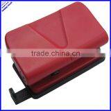 New Design 2 Hole Red Plastic Hand Paper Puncher thumbnail-1