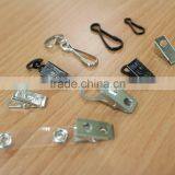 Stamping Steel Metal Badge Clip, Lanyard Swivel Hook, Fashion High Quality Metal Badge ID Bulldog Clip Silver Alligator Clip thumbnail-5