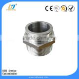 Non-Standard Stainless Steel Hex Pipe Fittings Fasteners Machinery Spare Parts