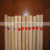 Wooden Broom Stick Handle With Different Size and Color Plastic Caps thumbnail-1