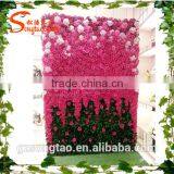 Flower Wall Backdrop, Wedding Decorate ,Silk Flower Wall Decoration With Commercial Logo thumbnail-3