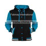Ladies Hooded College Jacket thumbnail-1