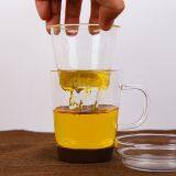Glass Cup Kungfu Tea Cup Three Part Glass Cup Filter Glass Cup Coffee Cup Milk Cup Juice Cup for Hotel and Resturant thumbnail-4