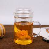 Glass Cup Kungfu Tea Cup Three Part Glass Cup Filter Glass Cup Coffee Cup Milk Cup Juice Cup for Hotel and Resturant thumbnail-3