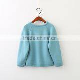 12gg Hand Embroidery Knitted Baby Girls Cotton Cardigan thumbnail-2