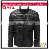 Windproof Winter Cheap Warm Slim Fit New Designs pu Jacket Men thumbnail-1