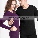 Custom Hot Sale New Couples Thermal Underwear Women Men Winter Thickening Low Round Collar Long Johns Top+pant Sey Soft Underwea thumbnail-5