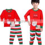 Cheap Wholesale Fashion Nightwear Cotton Kids Christmas Pajama Sets thumbnail-3