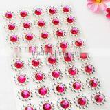 Colorful Rhinestone DIY Plastic Pearl and Acrylic Stone Gem Decoration Sticker thumbnail-1