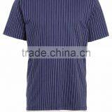 MGOO New Launched Streetwear Cool Fit T-shirt Mens Vertical Stripe Longline T Shirts thumbnail-5