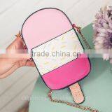 Bag 2017 Handbag Chain Girls Ice Cream Pattern Shoulder Long Strip Bag thumbnail-5