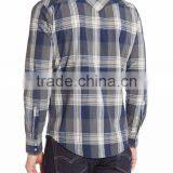 Wholesale Dress Shirt Men Plaid Stylish Flannel Shirts thumbnail-3
