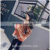 Striped Waterfall Wrap Female Cape Pashmina Printed Oversized Cashmere Shawl Famous Brand Women Winter Poncho thumbnail-4