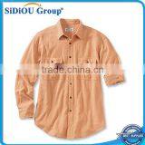 Mens 100% Percent Cotton Polo Shirt With Pockets thumbnail-1