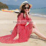 Z&M Women's 2017 Ladies Fashion Silk Dress Thai Silk Dress Women's Long Dress thumbnail-2