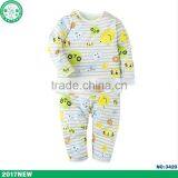 High Quality OEM Service Cute Printing Cotton Kids Wear Long Sleeve Children Clothing Set thumbnail-3