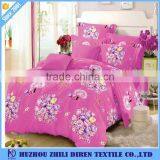 Hotel Home Four Pieces Super Soft Pink Duvet Cover Set thumbnail-4