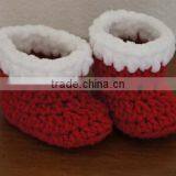 Christmas Baby Santa Hat and Booties thumbnail-5