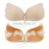 Walson Summer Women Strapless Self Adhesive Push-up Invisible Silicone Bra thumbnail-3