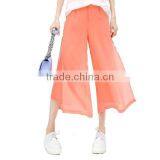 New Fashion Fit Lady Chiffon Pants Cropped Trousers With Good Quality 2016 thumbnail-1