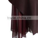 2016 Guangzhou Shandao Factory Summer New Arrivals High Fashion Formal Wine Red High Waist Cotton Ladies Office Uniform Skirts thumbnail-3