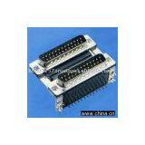 D-Sub Connector Stacked (dual-port) Right Angle PCB Mount(A2IO07DB08) thumbnail-1