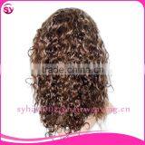 Popular Curly Full Lace Human Hair Wigs For Black Women,Wholesale High Quality Brazilian Human Hair Wig thumbnail-4