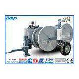 2 x 55kN Stringing Equipments of Puller Tensioner With Twin Bundle Conductors , Cummins Engine
