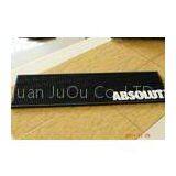 Black PVC Bar Mat , Personalised Bar Runners Mat Non Phthalate