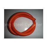High Intensity Orange PVC Pipe / LP Gas Hose For Nigeria , 50m/Roll With Shrink Wrap