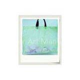 Green Organza Mesh Gift Bags Printed Logo , Fabric Jewelry Pouches thumbnail-1