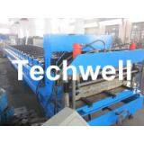 Custom 13 - 22 Forming Station Metal Roof Tile Roll Forming Machine For Color Steel Tile