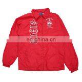 Long Embroidery Slim Fit Sport Pullover Windbreak Jacket for Women thumbnail-1