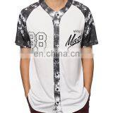 Polyester Baseball Jerseys With Full Button, Baseball Mesh Polyester for Men, Wholesale Cheap Custom Jersey t Shirt thumbnail-1