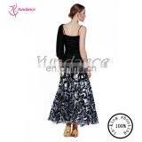 AB028 Black And White Ballroom Performance Dance Wear thumbnail-3