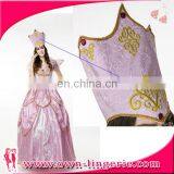 Deluxe Pink Fairy Tale Elf Cartoon Costume For Women Adult Sexy Christmas Costume thumbnail-6