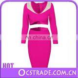 latest bodycon cheap plus size women clothing set