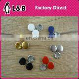 Colorful Cap Printed Snap Button, Metal Snap Button Prong Snap Button